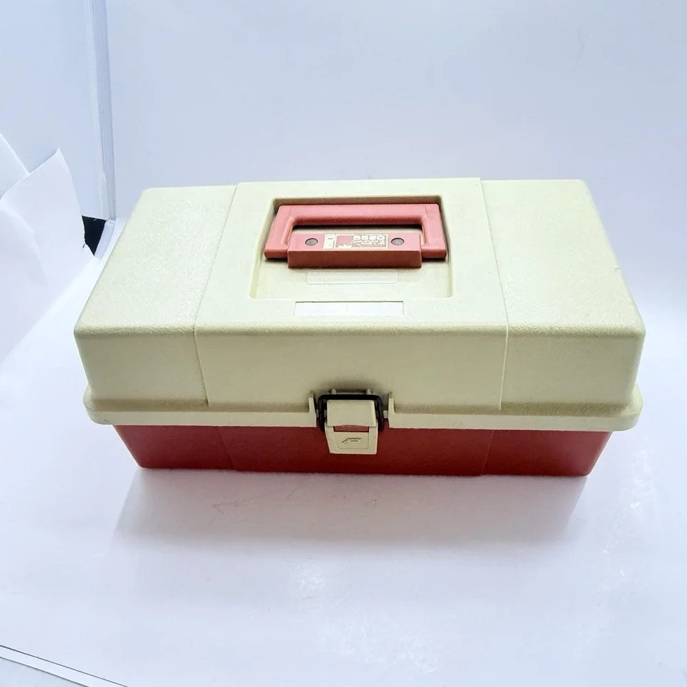Vintage Plano 5520 Tackle Box Lot Copperhead 225 Sunshine 1000 Fishing reels